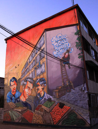 Mural Los Prisioneros